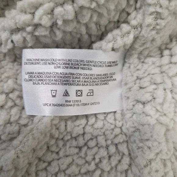 Orvis Classic Collection Sherpa Lined 1/4 Zip Sweater Fleece Mens L Logo Patch - Picture 13 of 15